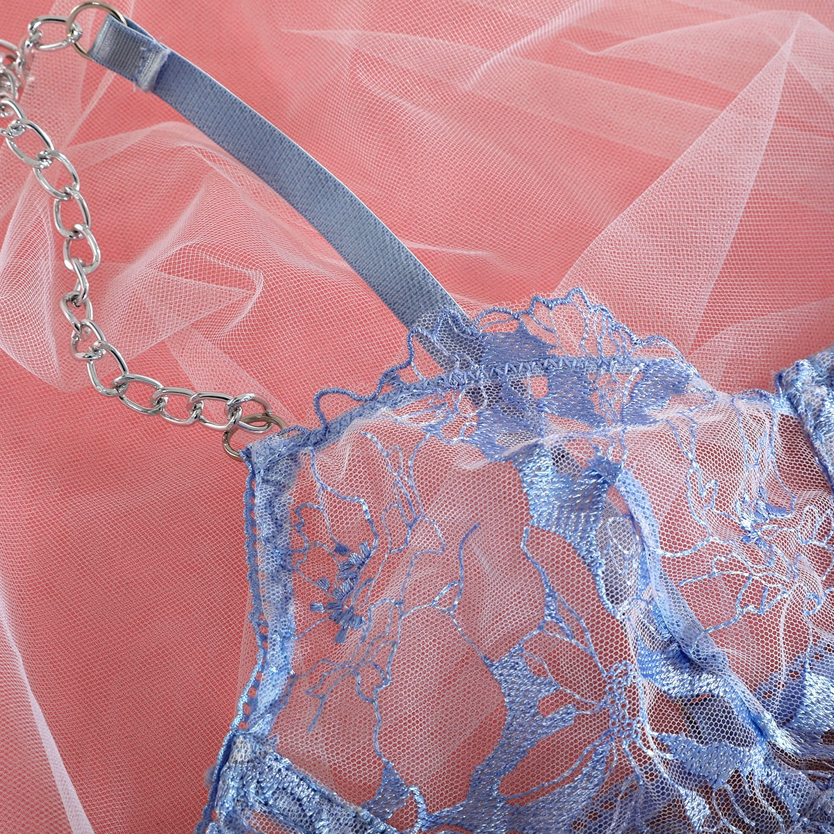 Lingerie Color: Sky Blue